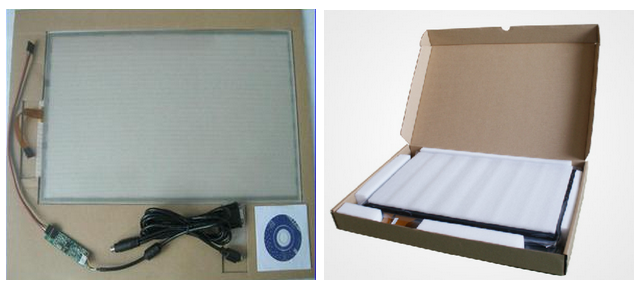 5W Custom 4.3 Inch to 22" 5W Resistive Touch Panel With USB Cable and Controller