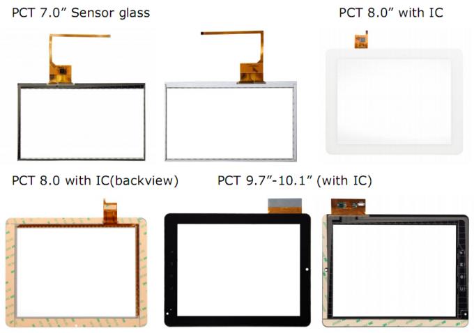 High Resolution Projected Capacitive Touchscreen Panel 7 Inch With ...