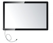 3mm Pure glass Transparent Infrared Touch Panel With Calibration , Abrasion-Resistant