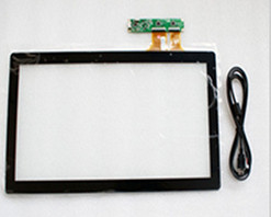 Custom USB Interface 19 inch Glass Projected Capacitive Touchscreen Panel For Kiosk