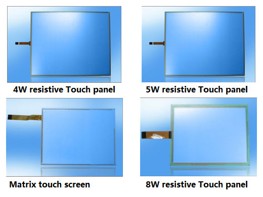 ITO Glass USB 4W /5W /8W Resistive Touch Panel/ militaryTouch Screen Panel