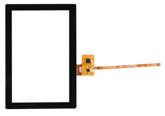 POS G+G 10.1 Inch Projected Capacitive Touch Panel With I2C interface , Lcd Touch Screen Panel
