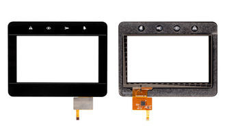 4.3 Inch G + G Projected Capacitive Touch Screen For Tablet PC / Kiosk , 5 Point Touch