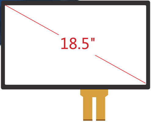 18.5 Inch Projected Capacitive Touch Screen with 10 Point Multi Touch and High Light Transmission