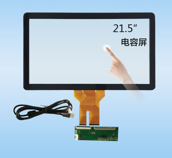 Custom 23.6" Projected Lcd Capacitive Touchscreen Panel , 25ppi Resolution