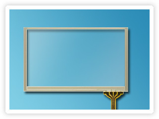 OEM Flexible RTP 4 Wire 3" 3.2" 3.5" Resistive Smart Home Touch Panel For Computer