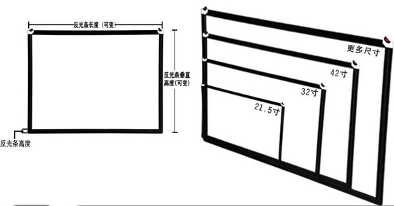 Information Kiosk 19 Inch Optical Touch Screen USB Touch Panel