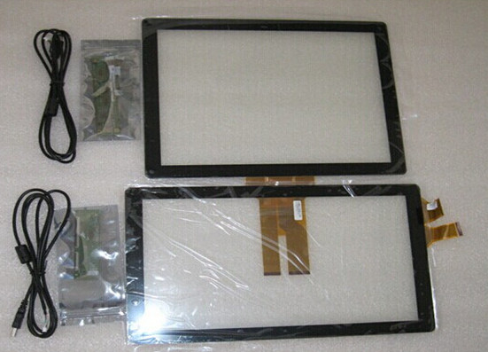 Custom USB Interface 19 inch Glass Projected Capacitive Touchscreen Panel For Kiosk