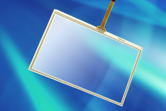 Transparent 5.7&quot; Glass And Film 4 Wire Resistive Touchscreen Panel