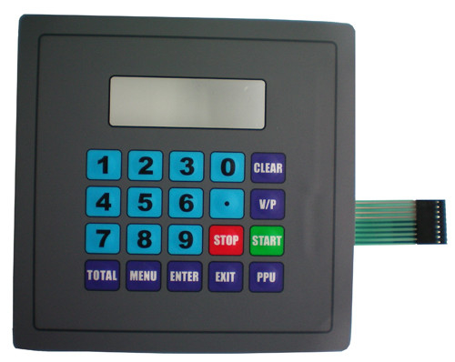 LED Membrane Switch Panel , Tactile Dome And Backlit Keypad