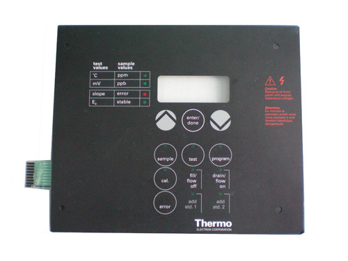 LED Membrane Switch Panel , Tactile Dome And Backlit Keypad