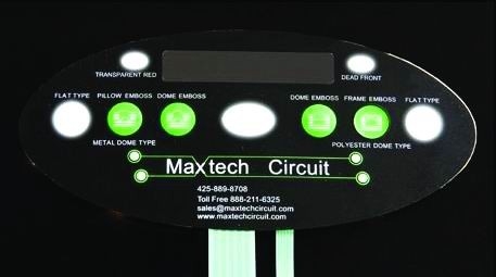 Backlit Led Membrane Switch Panel