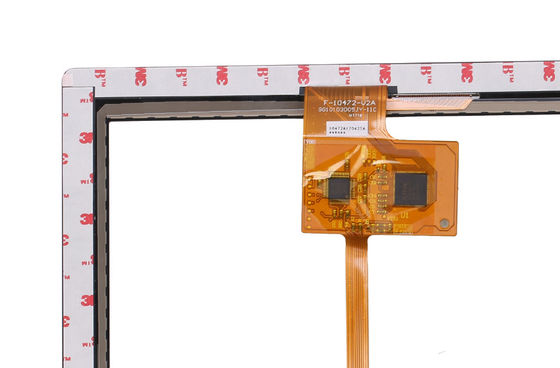 10.1 Inch Glass+Glass Projected Capacitive Touch Panel with I2C Interface for POS Machines