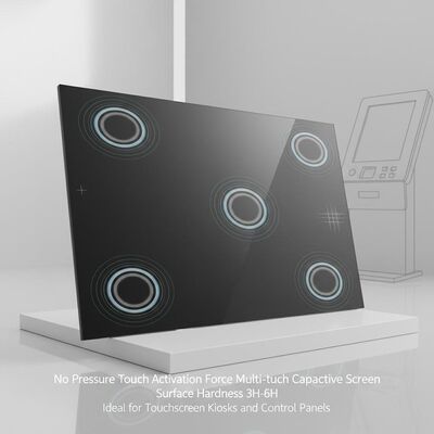 No Pressure Touch Activation Force Multi-touch Capacitive Screen Featuring Surface Hardness 3H-6H Ideal for Touchscreen Kiosks and Control Panels